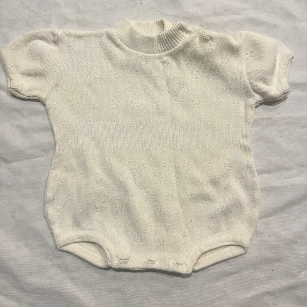 Vintage White Onesie
